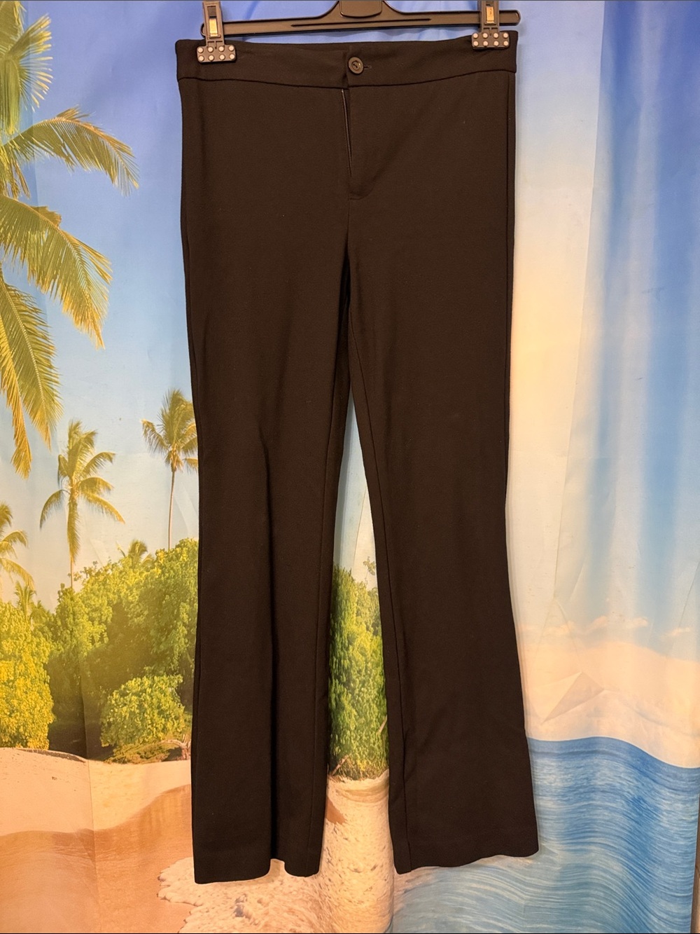 NYDJ Black Straight-Leg Pants